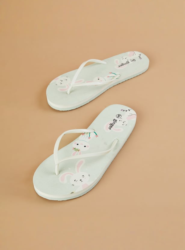 GINGER Printed Flip Flops