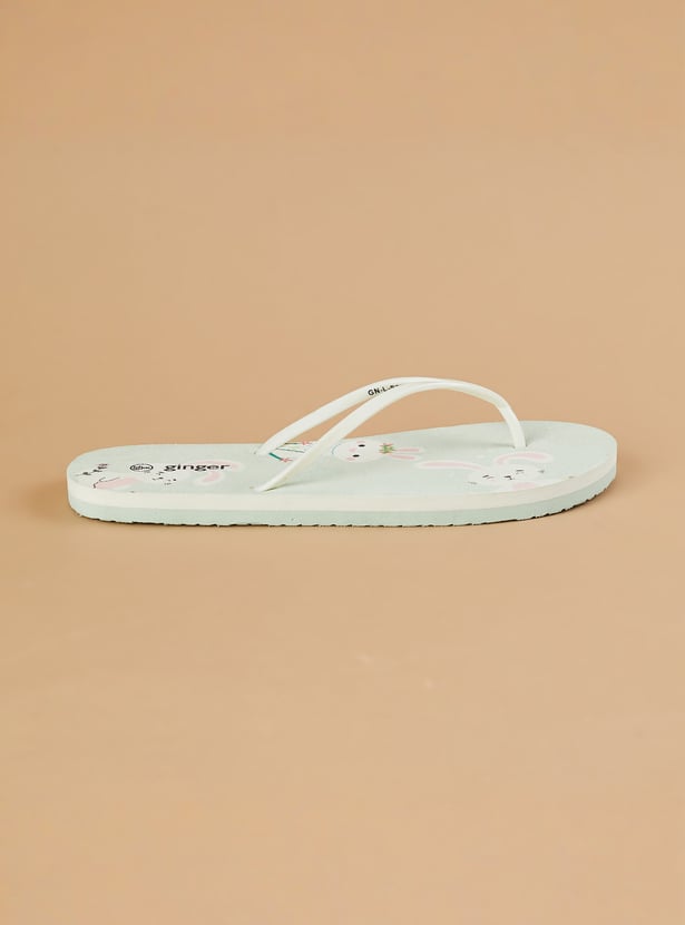 GINGER Printed Flip Flops