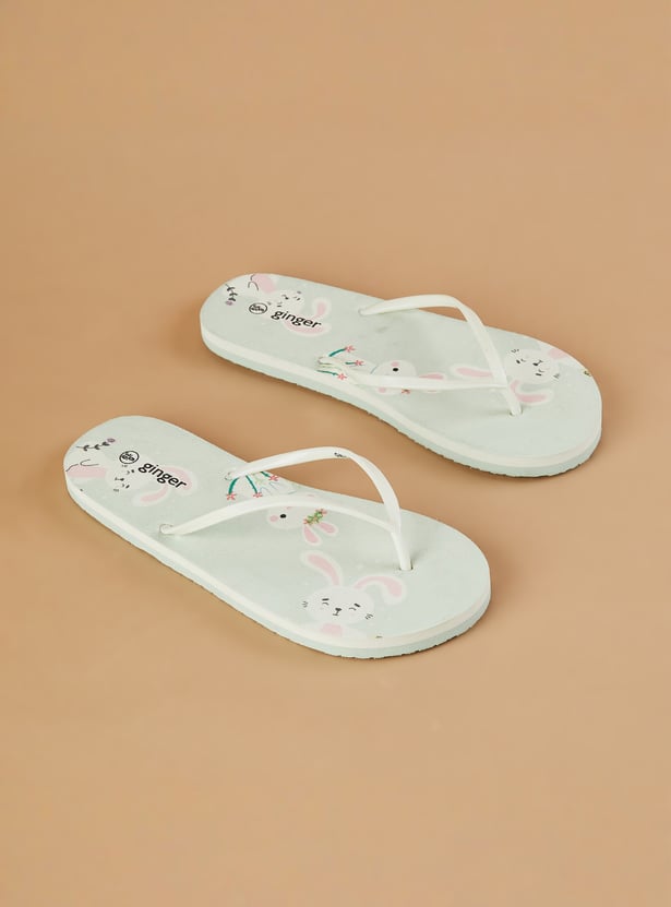 GINGER Printed Flip Flops