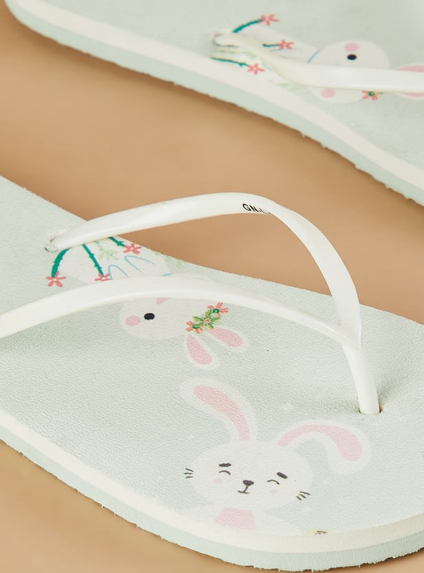 GINGER Printed Flip Flops
