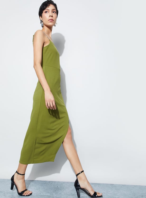 CODE Solid Bodycon Dress