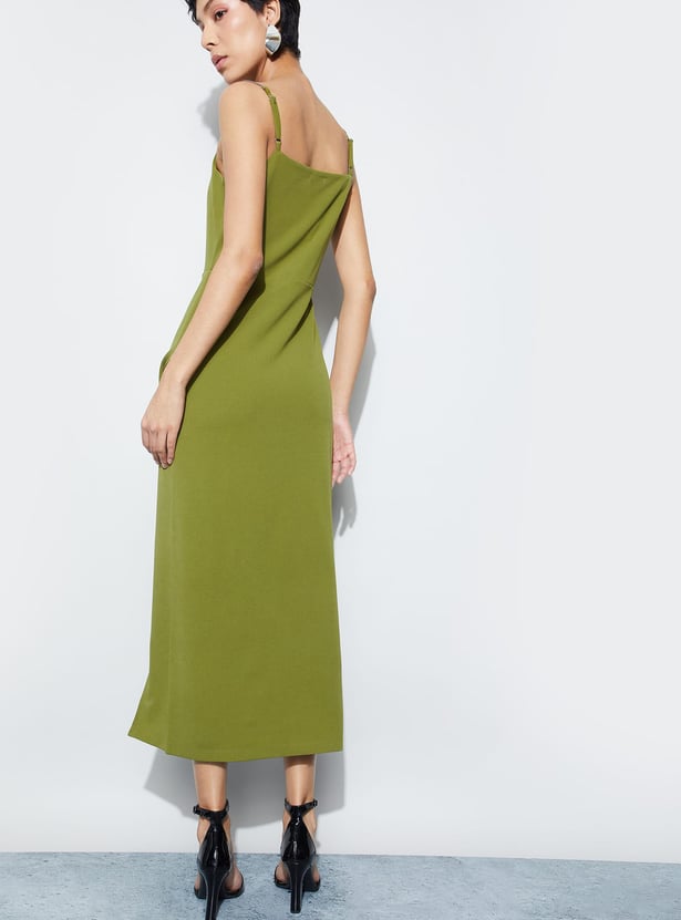 CODE Solid Bodycon Dress