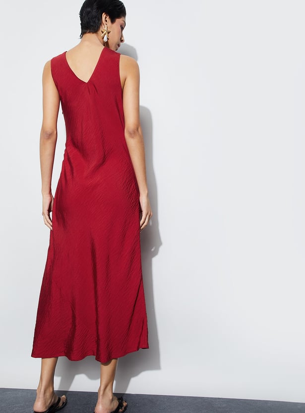 CODE Textured Midi Dress