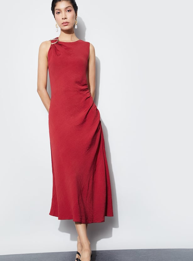 CODE Textured Midi Dress