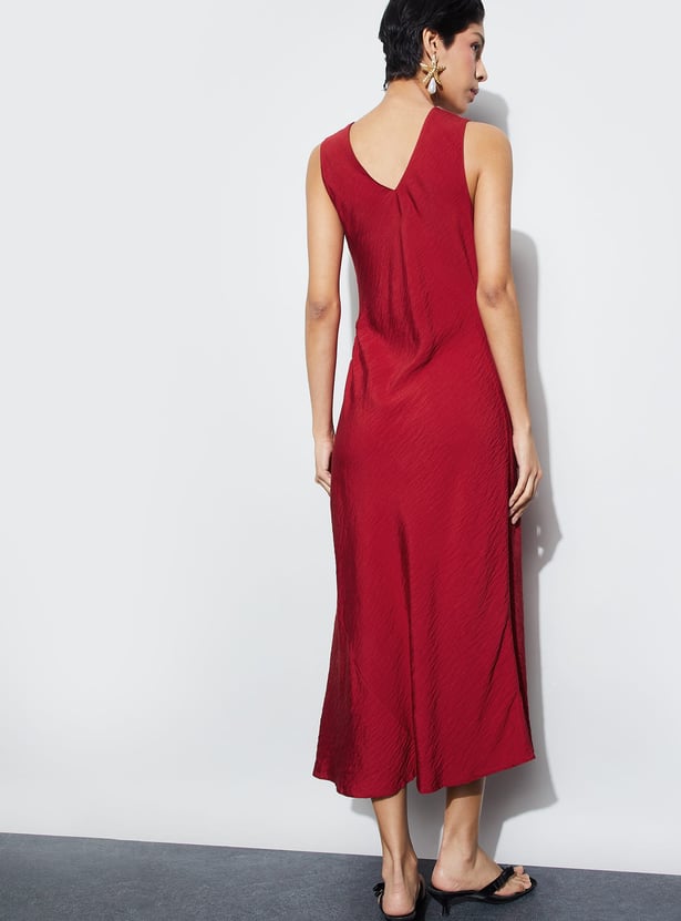 CODE Textured Midi Dress