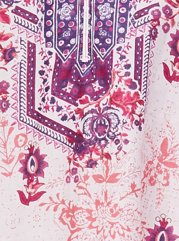 BIBA Floral Print Kurta Set