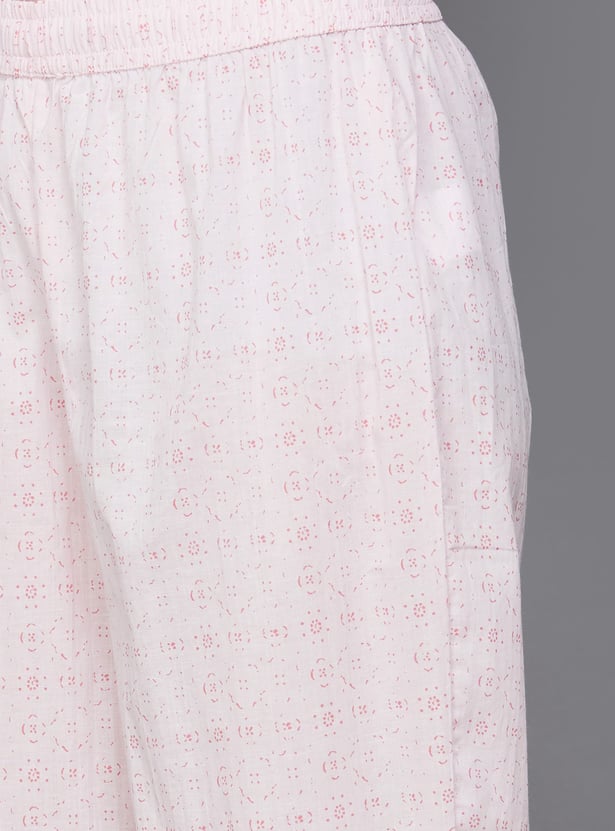 BIBA Floral Print Kurta Set