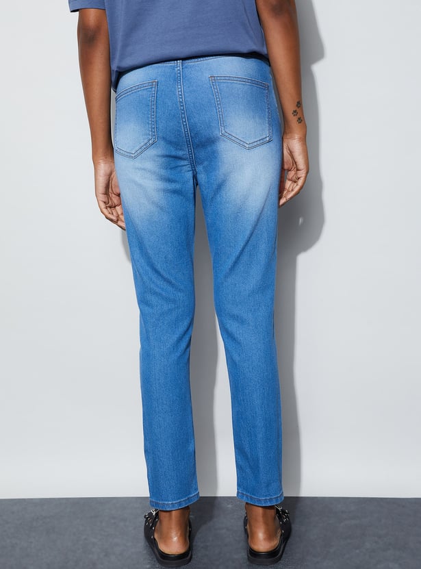 FAME FOREVER Light Wash Slim Fit Jeans