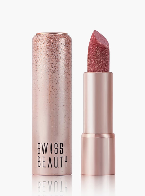 SWISS BEAUTY Glitter Bullet Lipstick - Glitz Pink - 3g