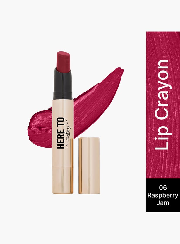 SWISS BEAUTY Here To Stay Lip Crayon - Raspberry Jam - 2.5g