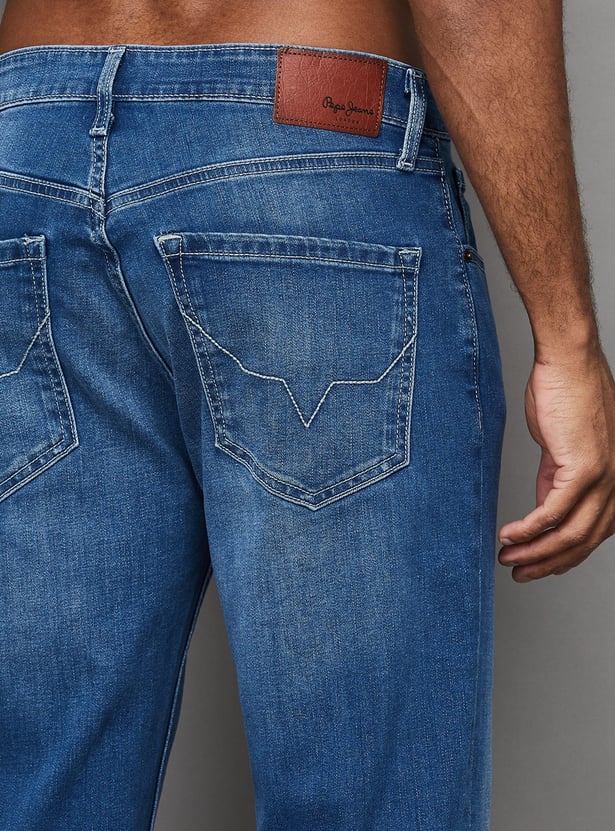 PEPE JEANS Light Wash Regular Straight Jeans