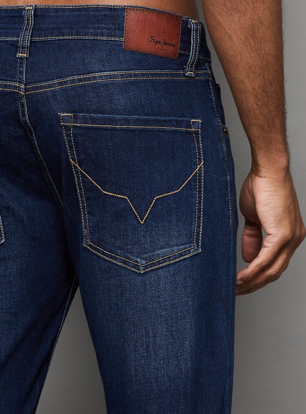 PEPE JEANS Washed Slim Straight Jeans