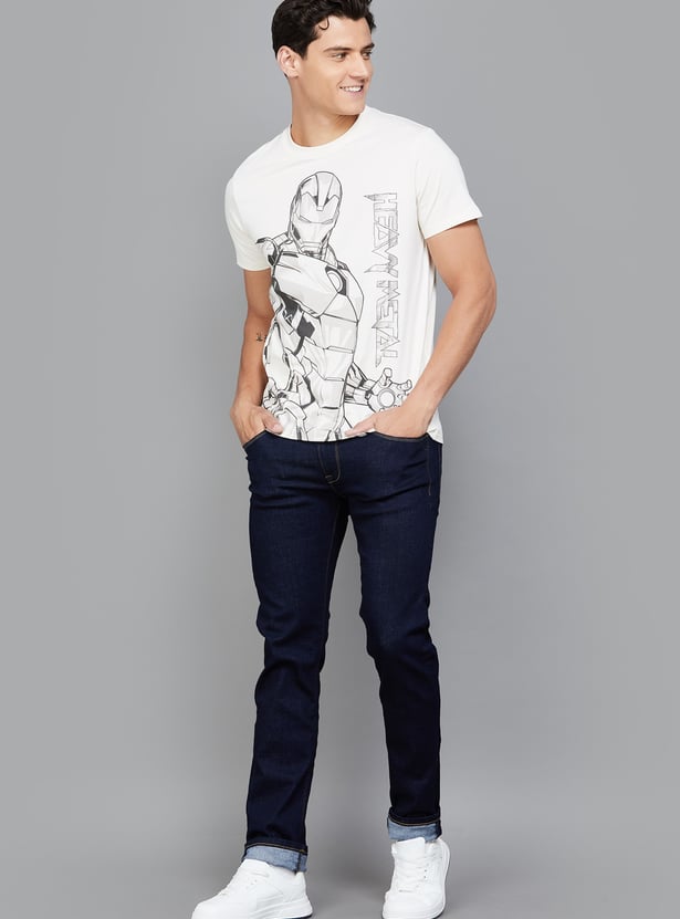 PEPE JEANS Solid Slim Straight Jeans