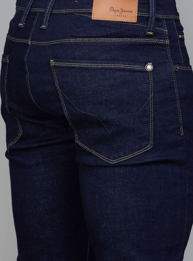 PEPE JEANS Solid Slim Straight Jeans