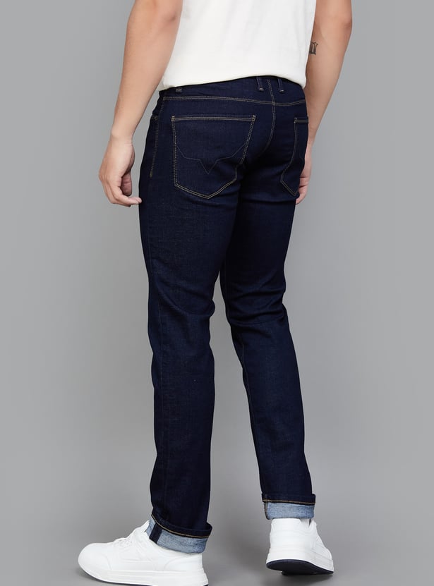 PEPE JEANS Solid Slim Straight Jeans