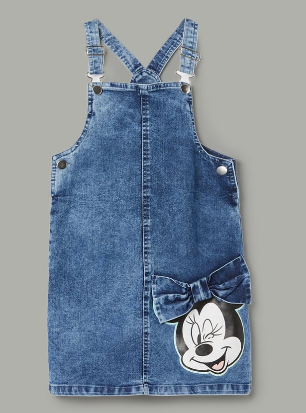 FAME FOREVER Girls Character Dungaree Set