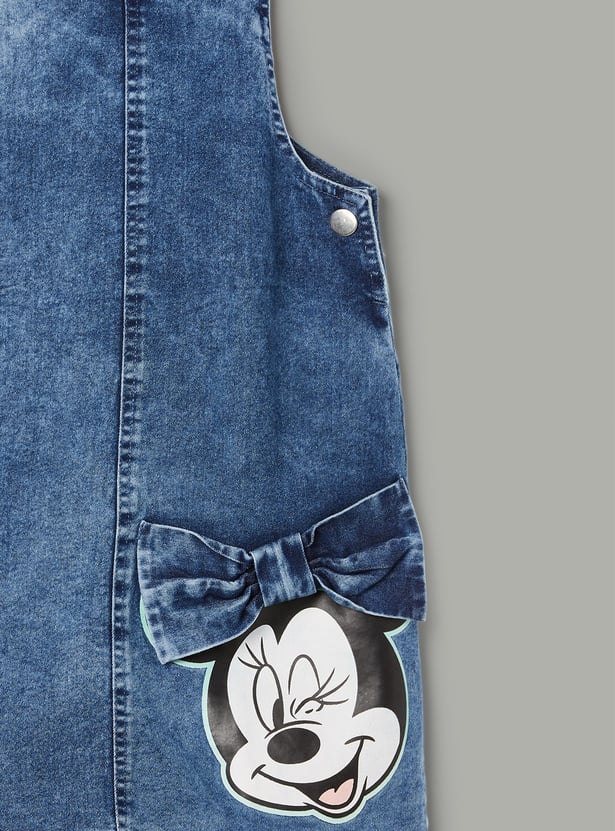 FAME FOREVER Girls Character Dungaree Set