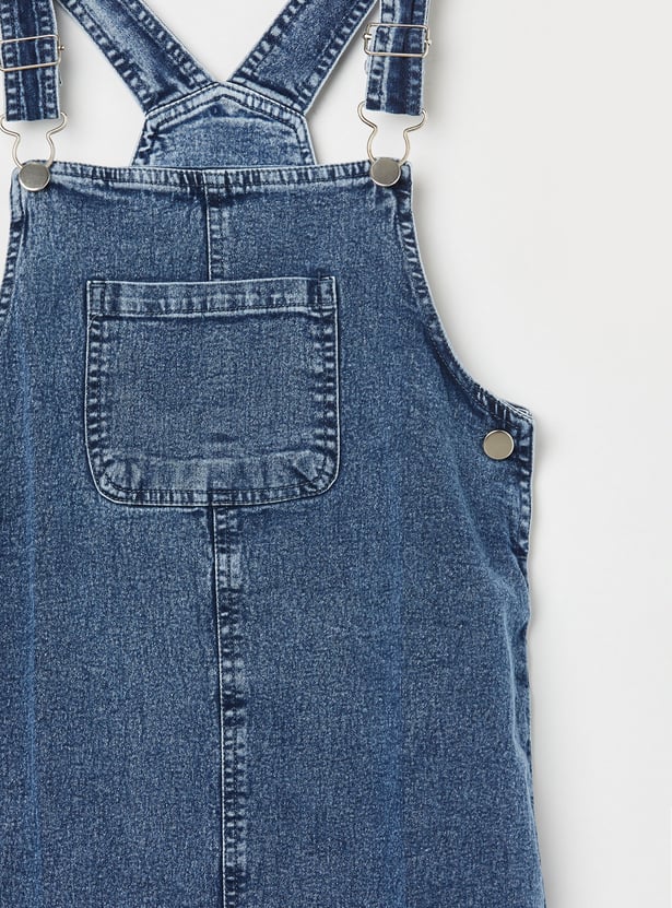 FAME FOREVER Girls Mickey Mouse Dungaree