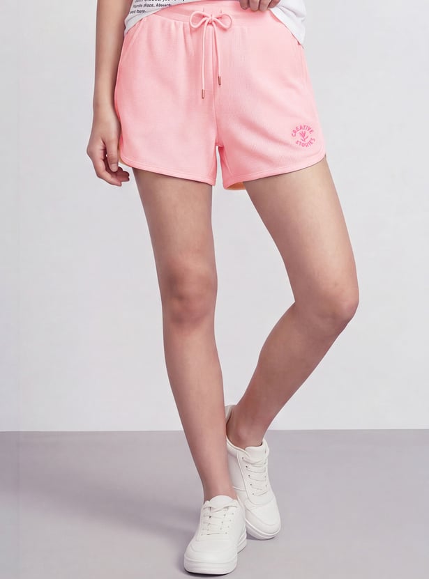 FAME FOREVER Girls Solid Shorts