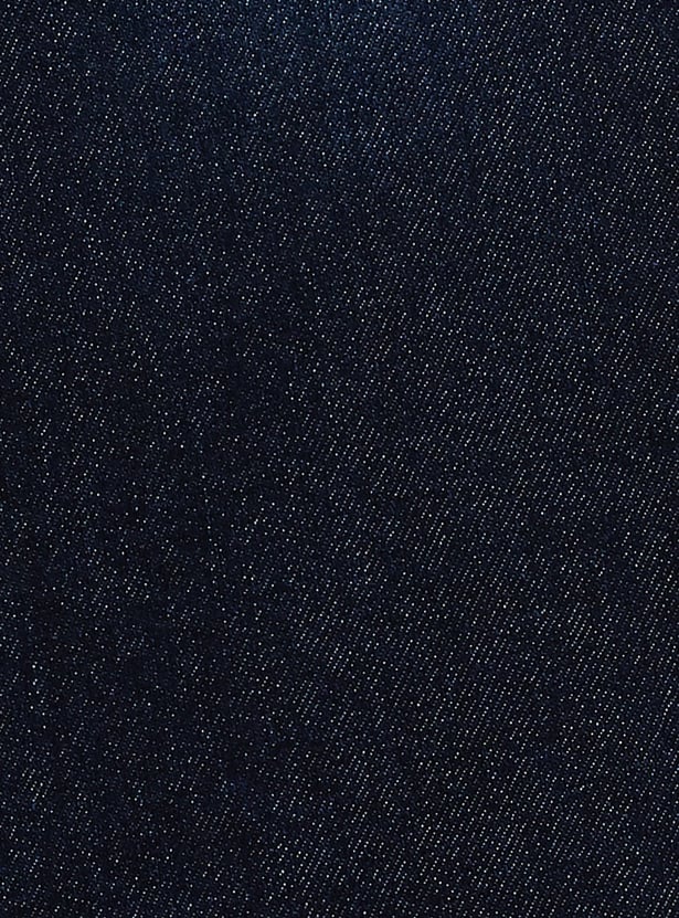 FAME FOREVER Girls Washed Mid-Rise Jeans