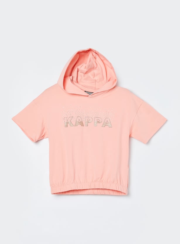KAPPA Girls Embellished T-shirt