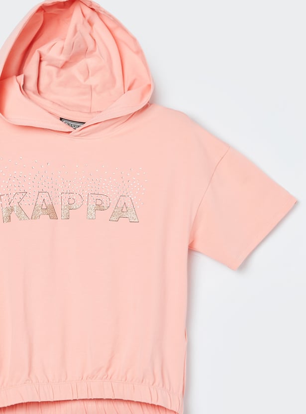 KAPPA Girls Embellished T-shirt