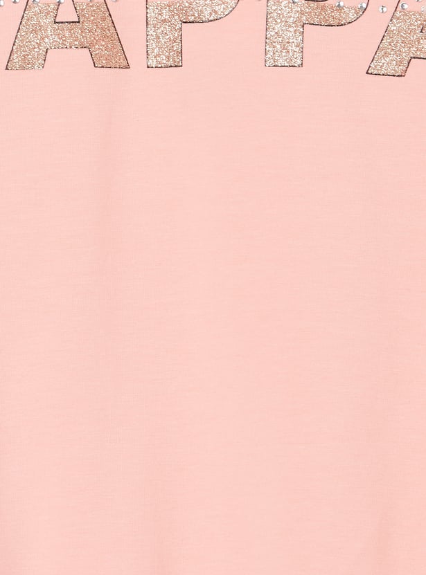 KAPPA Girls Embellished T-shirt