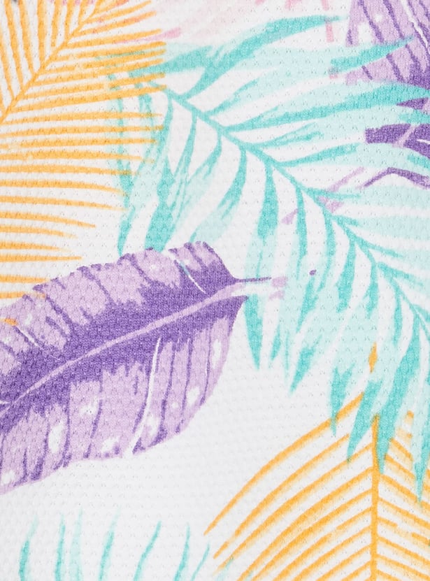 KAPPA Girls Feather Print T-shirt