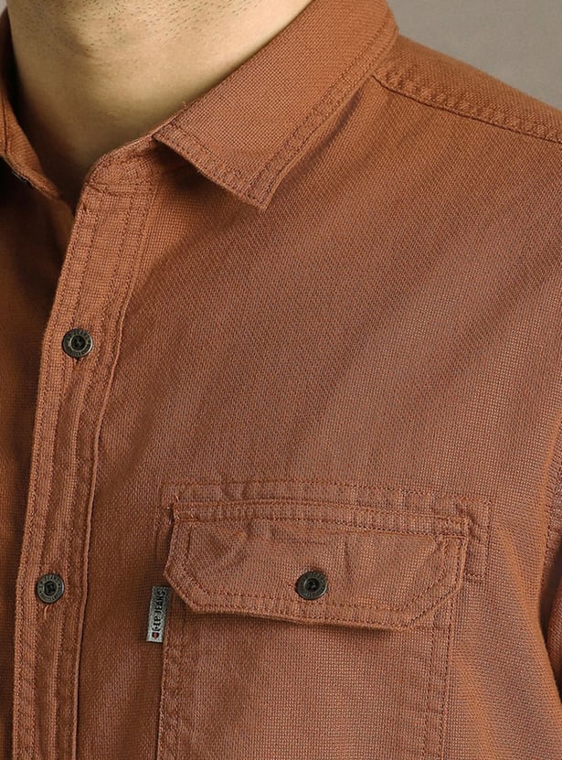 LP JEANS Solid Regular Fit Shirt