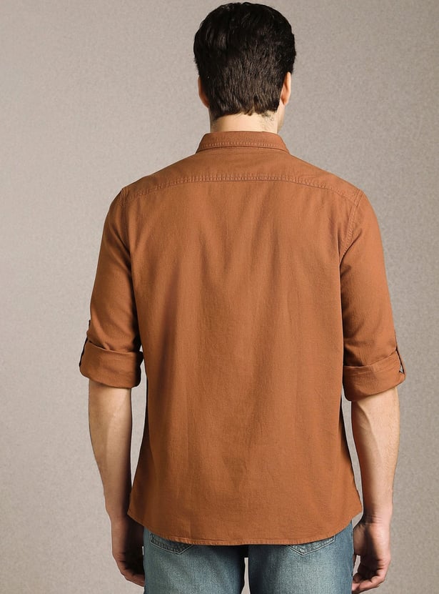 LP JEANS Solid Regular Fit Shirt