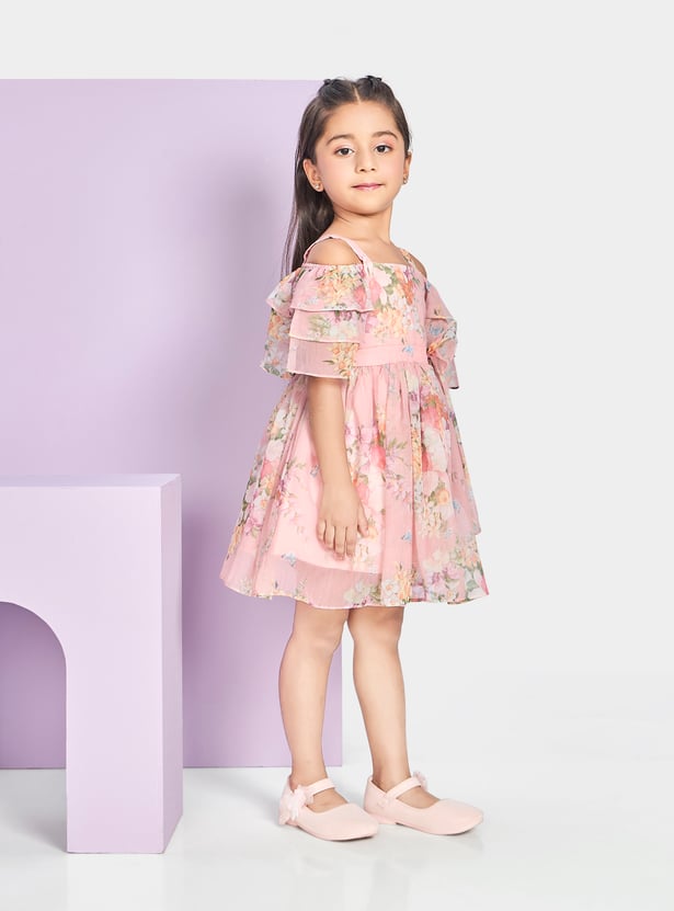 PEPPERMINT Girls Printed Dress