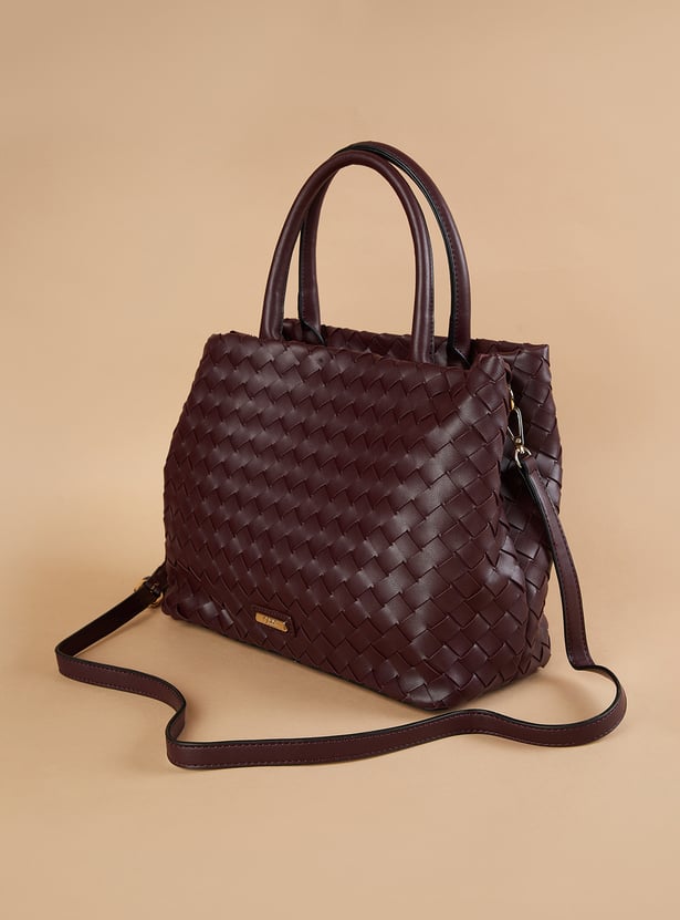 CODE Basket Weave Handheld Bag