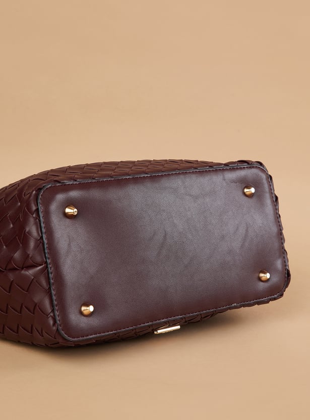 CODE Basket Weave Handheld Bag