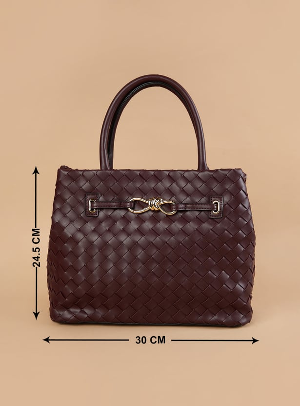 CODE Basket Weave Handheld Bag