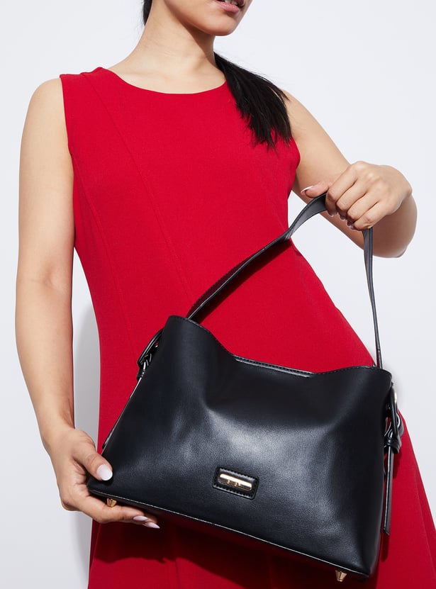 GINGER Solid Shoulder Bag