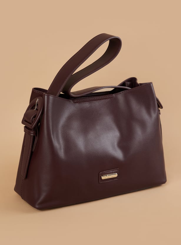 GINGER Solid Shoulder Bag