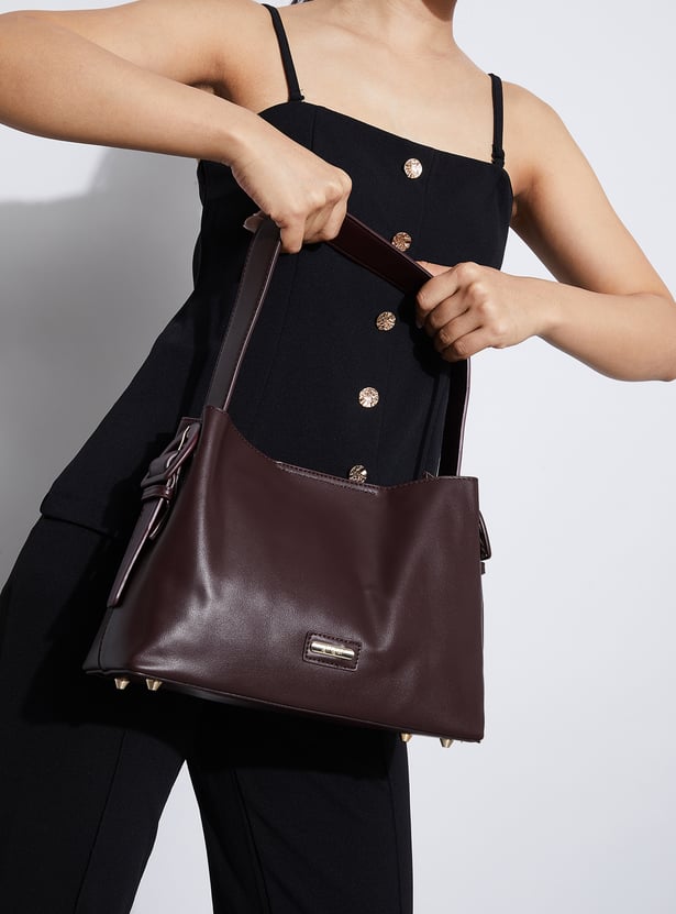 GINGER Solid Shoulder Bag