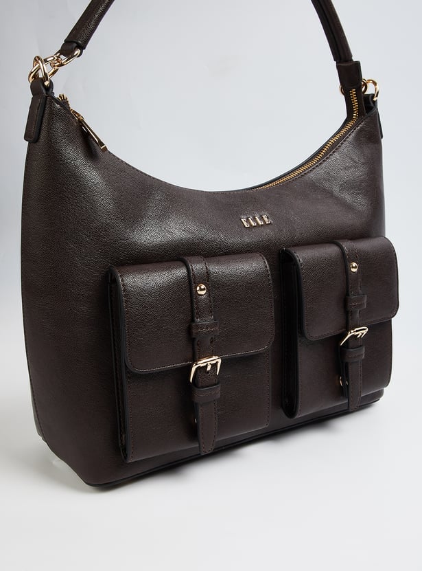 ELLE Solid Shoulder Bag