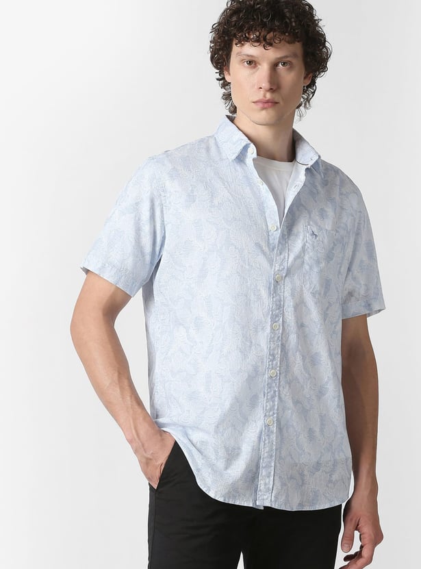 VH SPORTS Printed Slim Fit Shirt