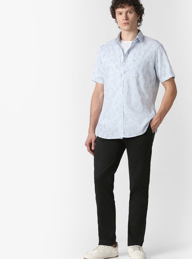 VH SPORTS Printed Slim Fit Shirt