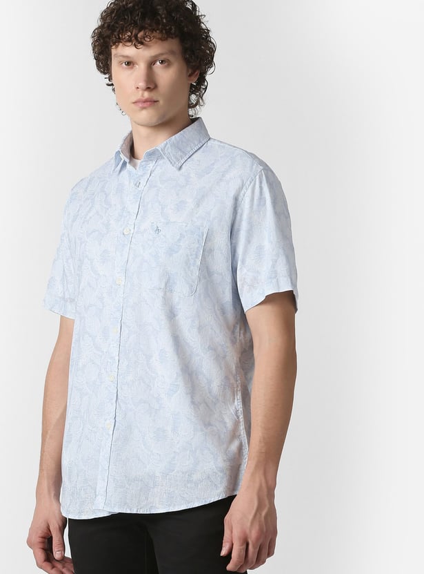 VH SPORTS Printed Slim Fit Shirt