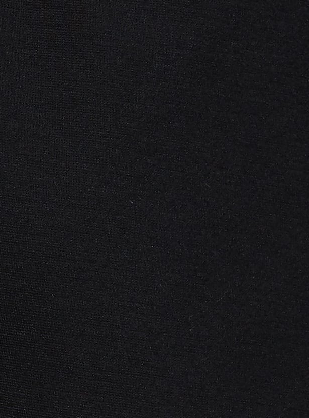 LOUIS PHILIPPE Solid Slim Tapered Formal Trousers