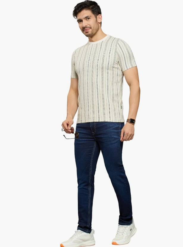 KILLER Dark Wash Slim Straight Jeans