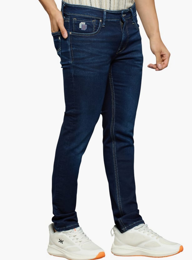 KILLER Dark Wash Slim Straight Jeans