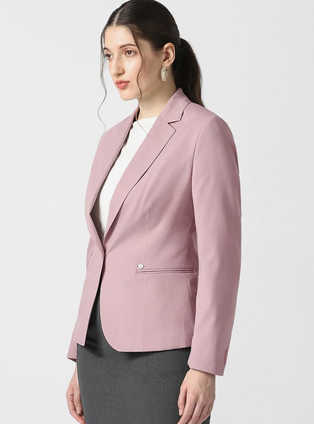 VAN HEUSEN Solid Tailored Blazer