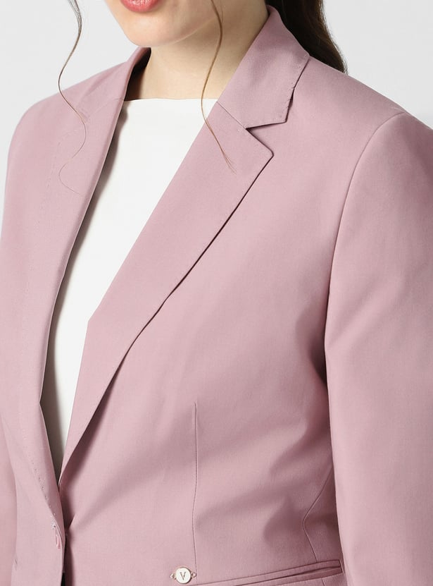 VAN HEUSEN Solid Tailored Blazer