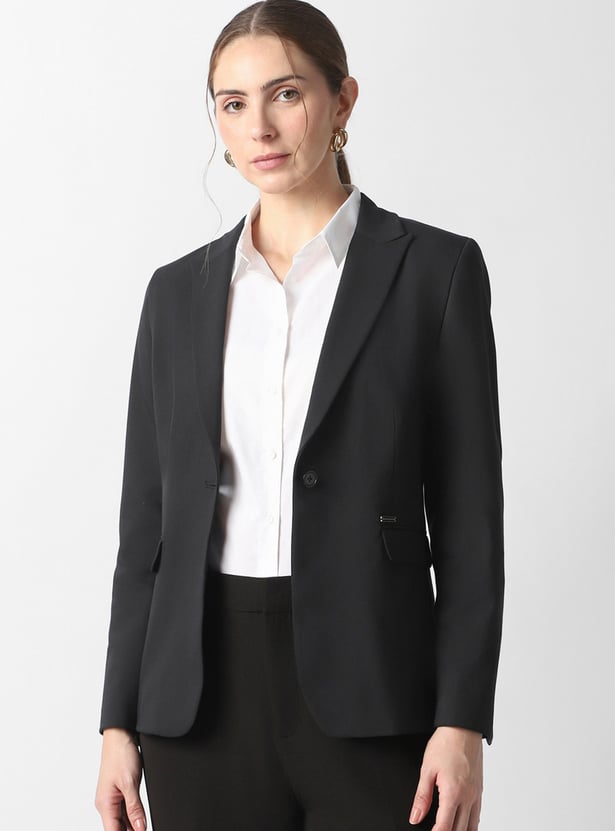 VAN HEUSEN Solid Tailored Blazer