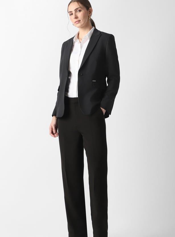 VAN HEUSEN Solid Tailored Blazer