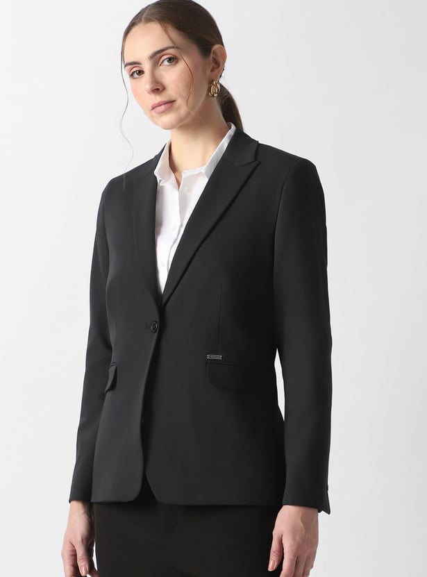 VAN HEUSEN Solid Tailored Blazer