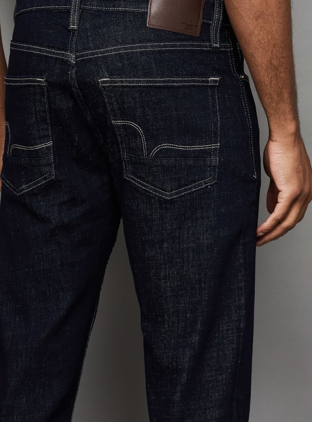 FLYING MACHINE Rinsed Slim Straight Jeans